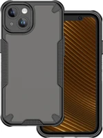 Defender TF5906961982759 Iphone 13 telefontok - defender matt - fekete/áttetsző ütésálló hátlap kép