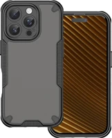 Defender TF5906961983015 Iphone 16 pro telefontok - defender matt - fekete/áttetsző ütésálló kép