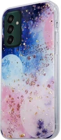 Samsung TF5907457704855 Samsung galaxy m13 (m135) telefontok - gold glam galactic - mintás műanyag kép