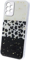 Samsung TF5907457709447 Samsung galaxy a33 5g telefontok - gold glam leopard 2 - mintás műanyag kép