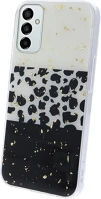 Samsung TF5907457709591 Samsung galaxy m23 5g telefontok - gold glam leopard 2 - mintás műanyag kép