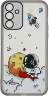 Samsung TF5907457718890-2 Samsung galaxy a14 5g telefontok - ultra trendy space1 - mintás/szürke kép