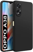 Oppo TF5907457721029 Oppo a38 telefontok - fekete szilikon hátlap tok kép