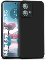 Motorola TF5907457722002 Motorola edge 40 neo telefontok - fekete szilikon hátlap tok kép