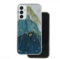 Samsung TF5907457743670 Samsung galaxy a25 5g telefontok - gold glam mountain - mintás műanyag kép