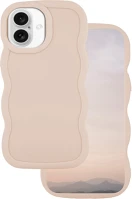 Candy TF5907457786073 Iphone 16 telefontok - candy - bézs szilikon hátlap tok kép