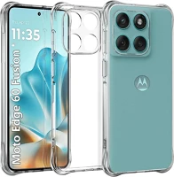 Motorola TF5907504515014 Motorola edge 60 fusion 5g telefontok - ütésálló átlátszó hátlap tok kép