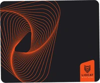Pd TF5907691901119 Egérpad - liocat pd 306s - fekete/narancssárga egérpad (290 x 260 mm kép