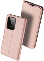 Dux ducis WS0012776 Samsung galaxy s20 ultra telefontok - dux ducis rose gold flipcover tok kép