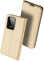 Dux ducis WS0012777 Samsung galaxy s20 ultra telefontok - dux ducis arany flipcover tok kép