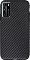 Huawei WS0012939 Huawei p40 telefontok - slim carbon fekete szilikon tok kép