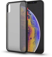 Xiaomi XP120764 Xiaomi redmi 9a / 9at telefontok - áttetsző fekete műanyag hátlaptok kép