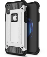 Xiaomi 106141 Xiaomi poco x3 gt, műanyag hátlap védőtok, defender, fémhatású, ezüst kép