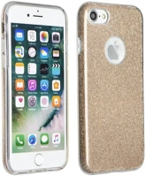 Forcell 107367 Apple iphone 13 mini, szilikon tok, csillogó, forcell shining, arany kép