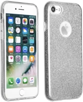 Forcell 107369 Apple iphone 13 mini, szilikon tok, csillogó, forcell shining, ezüst kép