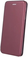 Forcell 125414 Apple iphone 14 plus, oldalra nyíló tok, stand, forcell elegance, bordó kép