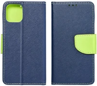 Realme 131450 Realme narzo 50a, oldalra nyíló tok, stand, fancy book, sötétkék kép