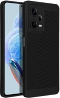 Xiaomi 138769 Xiaomi redmi 12 4g, műanyag hátlap védőtok, légáteresztő, lyukacsos kép