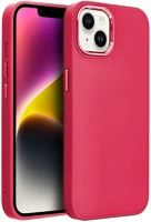 Apple 139717 Apple iphone 15 pro, szilikon tok, közepesen ütésálló, fémhatású kép