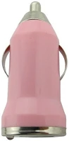 Tokshop 1A, RÓZSASZÍN Autós töltő konverter, mini kivitel (samsung, htc, nokia, lg, zte kép