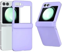 Samsung FLIP6 / Z FLIP7 FE SM-F741B / F761B Műanyag hátlap védőtok, lila kép