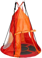 Tokshop HOP1001106-2 Fészekhinta, sátorral, 110 cm, piros kép