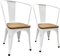 Fa HOP1001226-1 Panni étkezőszék fém 2db, világos fa ülés kép