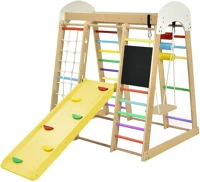 Fa HOP1001511 Fa mászóka csúszdával, krétatáblával kép