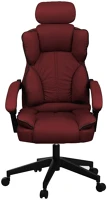 Lux HOP1001520-5 Lux főnöki forgószék, bordó kép