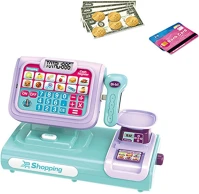 Játék HOP1001616 Játék pénztárgép, kék/lila kép