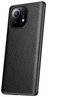 Xiaomi RS103982 Xiaomi mi 11, műanyag hátlap védőtok, közepesen ütésálló, bőrrel kép
