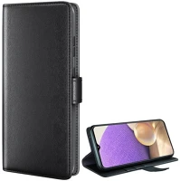 Samsung RS105185 Samsung galaxy a32 5g sm-a326b, oldalra nyíló tok, valódi bőrtok, stand kép