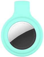 Apple RS109645 Apple airtag szilikon tok, övre rögzíthető, türkizkék kép