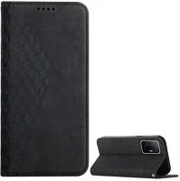 Xiaomi RS111012 Xiaomi 11t / 11t pro, oldalra nyíló tok, bőrhatású, stand, 3d rombusz kép