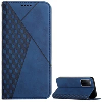 Xiaomi RS111027 Xiaomi 11t / 11t pro, oldalra nyíló tok, bőrhatású, stand, 3d rombusz kép