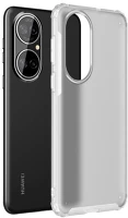 Huawei RS113458 Huawei p50 / p50e, műanyag hátlap védőtok, szilikon keret, közepesen kép