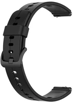 Huawei RS124724 Huawei talkband b3 / talkband b6, szilikon pótszíj, állítható, fekete kép