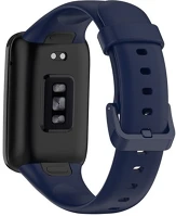 Xiaomi RS126421 Xiaomi mi smart band 7 pro, szilikon pótszíj, állítható, sötétkék kép