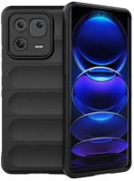 Xiaomi RS136768 Xiaomi 13 pro, szilikon tok, közepesen ütésálló, 3d minta, fekete kép