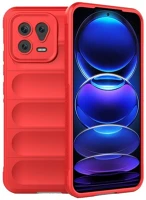 Xiaomi RS136792 Xiaomi 13, szilikon tok, közepesen ütésálló, 3d minta, piros kép