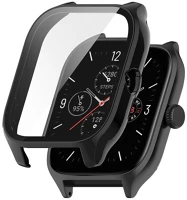 Gts RS138276 Amazfit gts 4, műanyag védőkeret, kijelzővédő üveggel, közepesen kép
