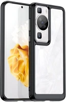 Huawei RS141288 Huawei p60 / p60 pro, műanyag hátlap védőtok + szilikon keret, közepesen kép