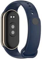 Xiaomi RS146564 Xiaomi mi smart band 8 / 9, szilikon pótszíj, állítható, sötétkék kép