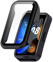 Huawei RS150403 Huawei band 8 / 9 / 10, műanyag védőkeret, kijelzővédő üveggel kép
