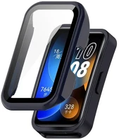 Huawei RS150404 Huawei band 8 / 9 / 10, műanyag védőkeret, kijelzővédő üveggel kép