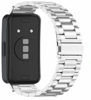 Pillangó RS150422 Huawei band 8 / 9 / 10, fém pótszíj, rozsdamentes acél, pillangó csattal kép