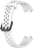 Huawei RS150441 Huawei band 8 / 9 / 10, szilikon pótszíj, lyukacsos, légáteresztő, fehér kép