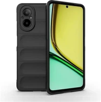 Realme RS155148 Realme c67 4g, szilikon tok, közepesen ütésálló, 3d minta, fekete kép