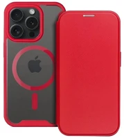 Apple RS157697 Apple iphone 15 pro, oldalra nyíló tok, kártyatartóval, átlátszó kép