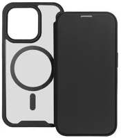 Apple RS157703 Apple iphone 14 plus, oldalra nyíló tok, kártyatartóval, átlátszó kép